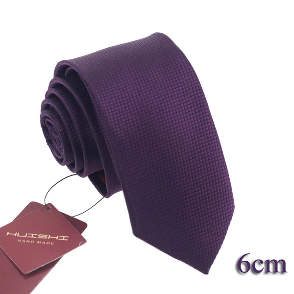HUISHI мужской галстук Классический 8 см 6 см мужской клетчатый галстук Повседневный милый Радужный костюм галстук в клетку мужской обтягивающий тонкий галстук Красочные галстук - Цвет: TP 89
