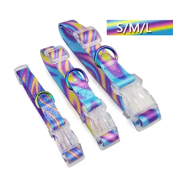 

Small Medium Big Dogs Pet Products Polyester Symphony Dog Collar Comfortable Adjustable Dogs Accessories