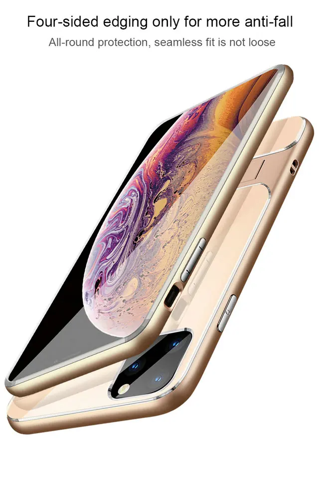 Для iPhone 11 Pro Max чехол Роскошный тонкий матовый чехол Подставка для Apple iPhone 11 чехол для iPhone 11 Pro Чехол iPhone11 11Pro
