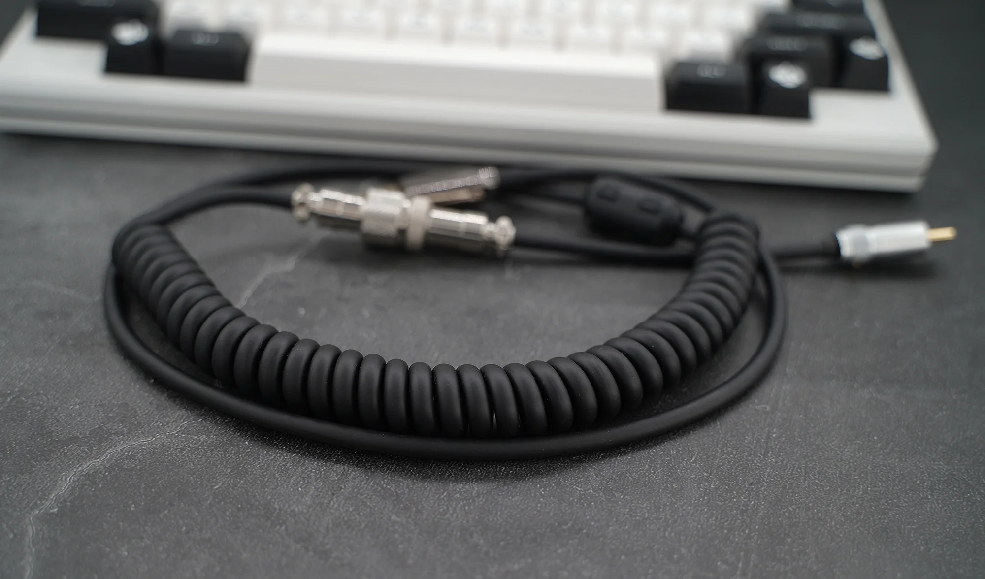 Geekcable-cabo de Dados Mecânico Personalizado Artesanal Usb Espiral Modelo de Entrada Preta Modelo Básico - Imagem 5