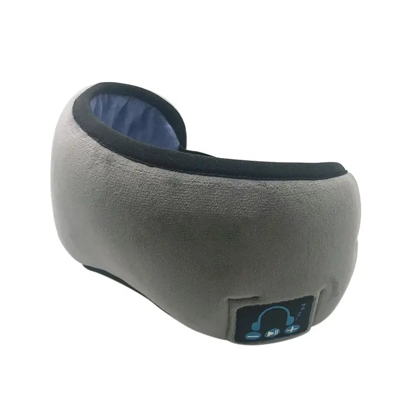 Серый Наушники-маски для сна, bluetooth-маска для глаз, наушники-повязки со встроенными динамиками, беспроводные наушники для сна - Цвет: Серый