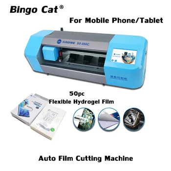 

SS- 890C Sunshine Auto Film Cutting Machine For Mobile Phone Tablet Front Glass Back Cover Protect Film Protective Tape Cut Tool