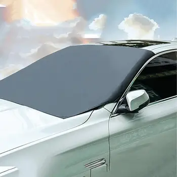 

Car Front Windshield Cover Snow Half Cover Car Cover Car Magnetic Front Gear Magnet Sun Block Sun Block