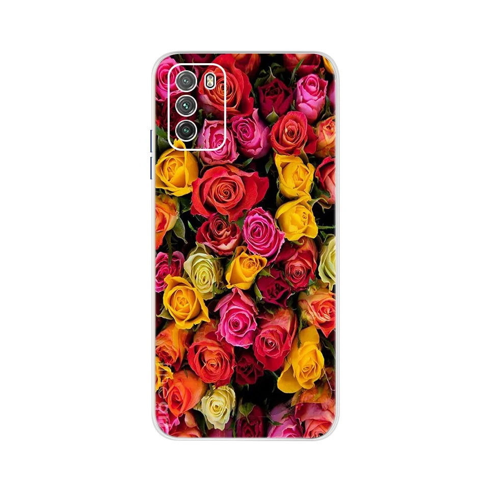 Poco M3 Ốp Lưng Điện Thoại Xiaomi Poco M3 Ốp Lưng Bướm Trong Cho Xiaomi Poco M 3 M3 Pocom3 Mềm Mại ốp TPU Ốp Lưng Hoa xiaomi leather case charging Cases For Xiaomi