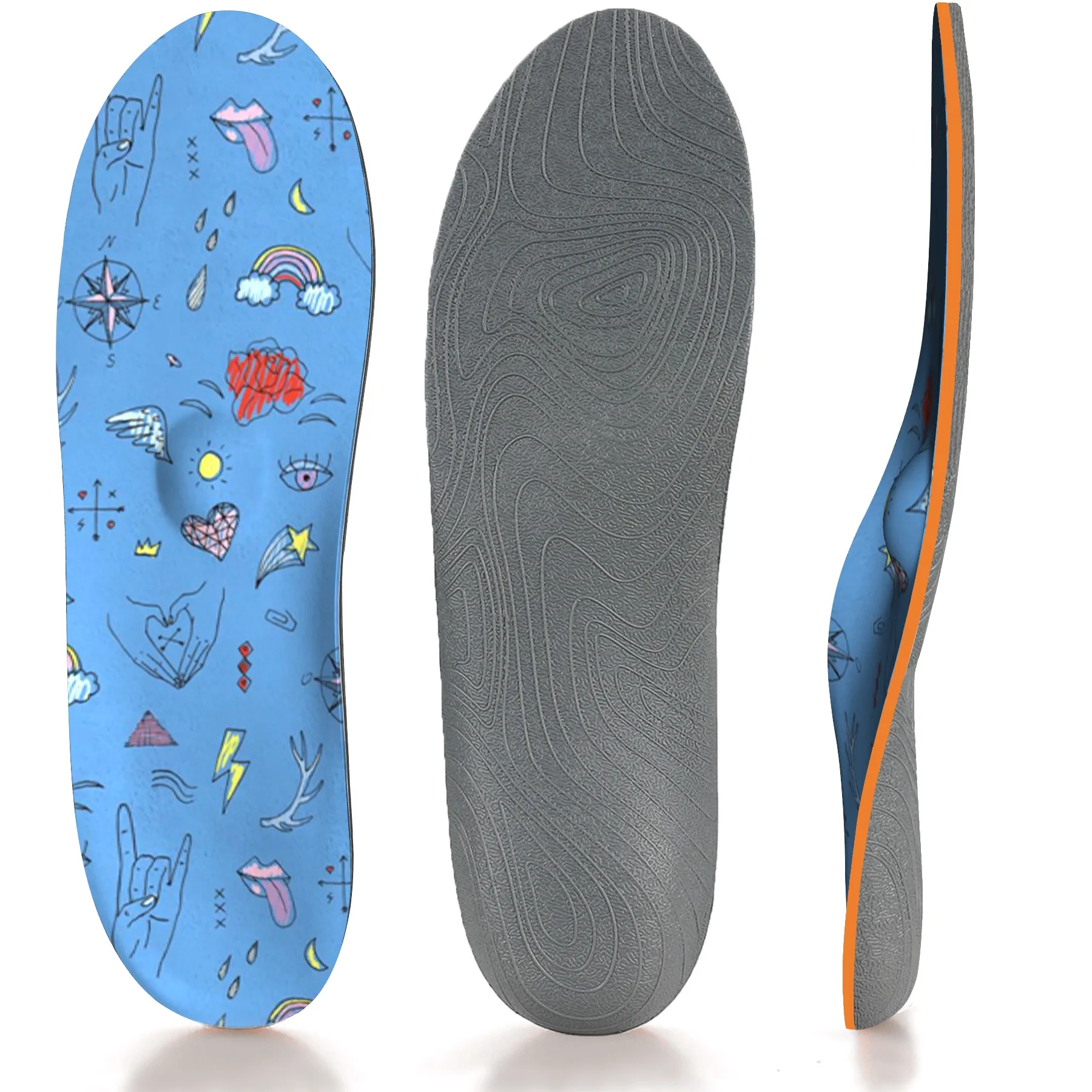 

Foot Arch Insole For Pain Relief Male Shoes Promote Foot Blood Circulation Extreme Sports Flat Arch Insole