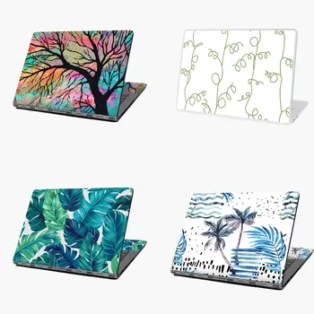 

Green Pumpkin twines pattern laptop sticker skin for MacBook HP Acer Dell ASUS Lenovo