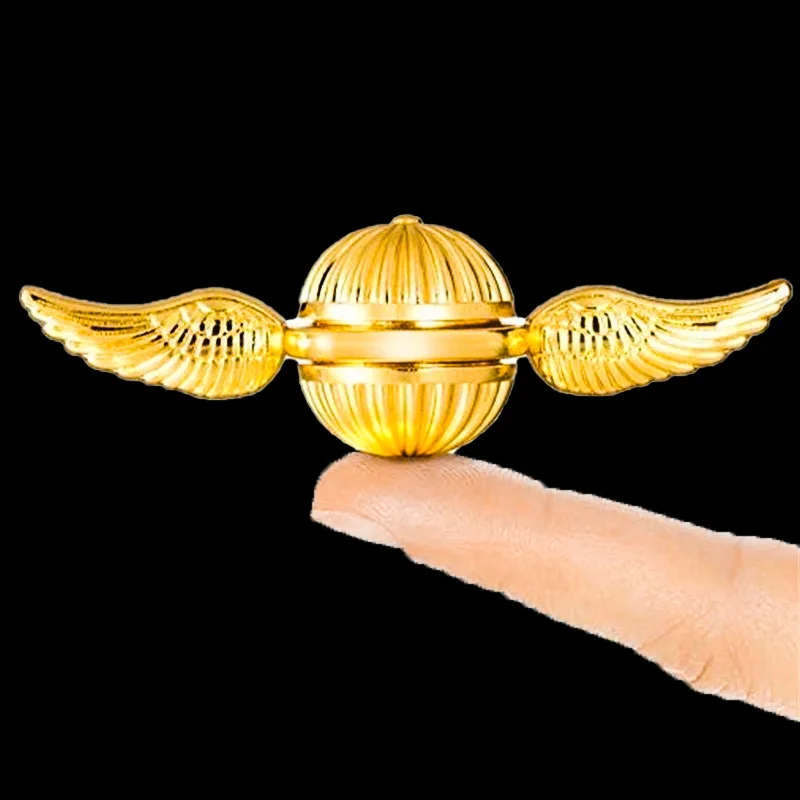 

Golden Snitch Fidget Spinner Desk Toy for Kids Adult Antistress Fidget Toys Anti Stress Ball Metal Finger Rotation Spinner Toy