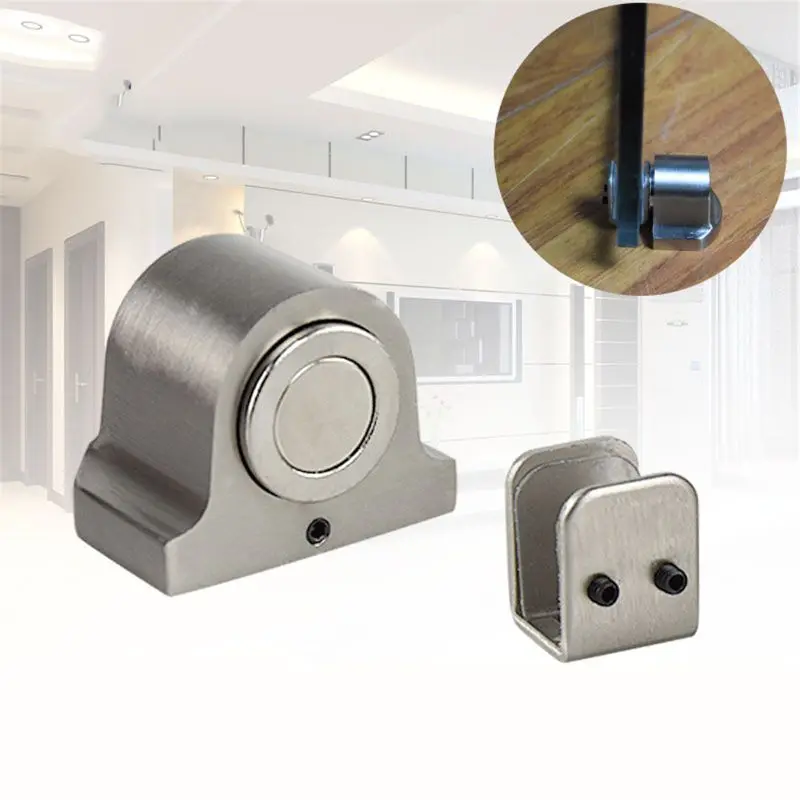 Door Stopper Casting Powerful Floor-mounted Magnetic For Glass Doors door stopper,silicone door stopper,magnetic door stopper,door stopper bumpers