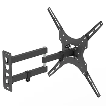 

Full Motion TV Wall Mount TV Bracket for 26-55 Inch Tilt Swivel Bracket TV Stand with Spirit Level Rotatable TV Holder