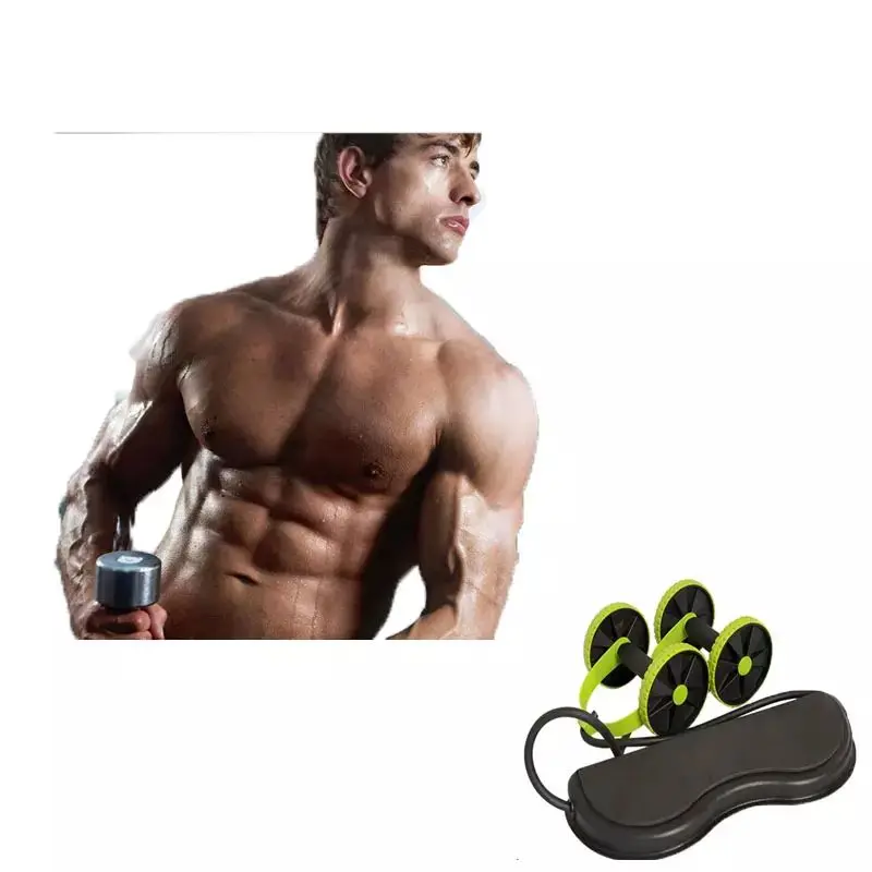 Спортивный Фитнес для похудения Ab Ролики Mute Pull Rope оборудование для упражнений тренажер