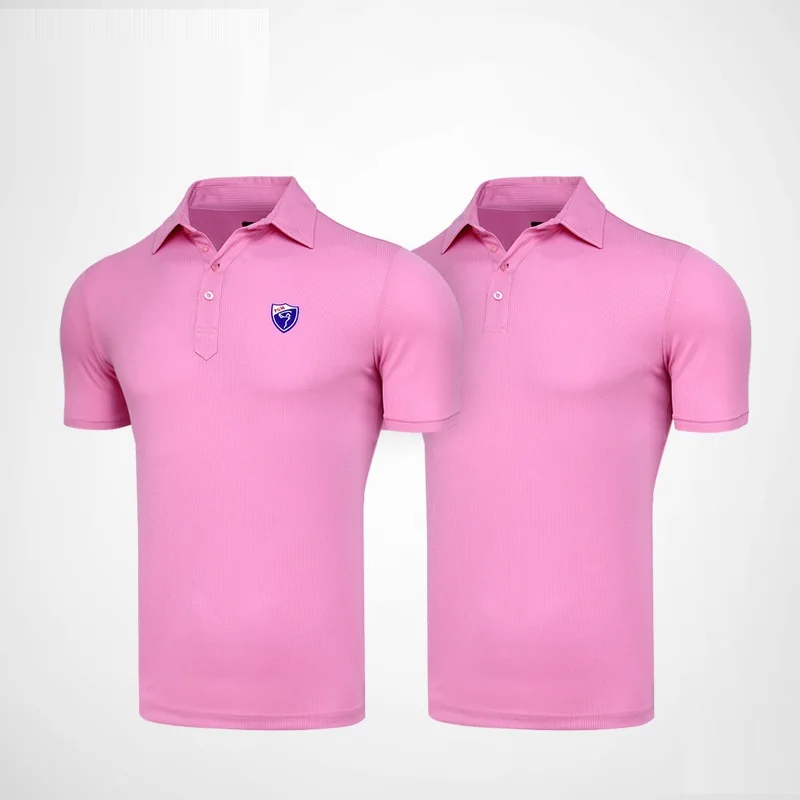 Pgm футболки для тренировок в гольф для мужчин, футболка с коротким рукавом, летняя дышащая рубашка, мужская униформа, одежда для гольфа AA11824