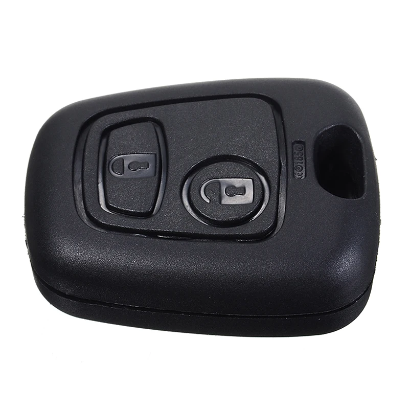 Auto Car 2 Button Remote Control Key Fob Case Shell For Peugeot 107 207 307 407 106 206 306 406 No blade No logo