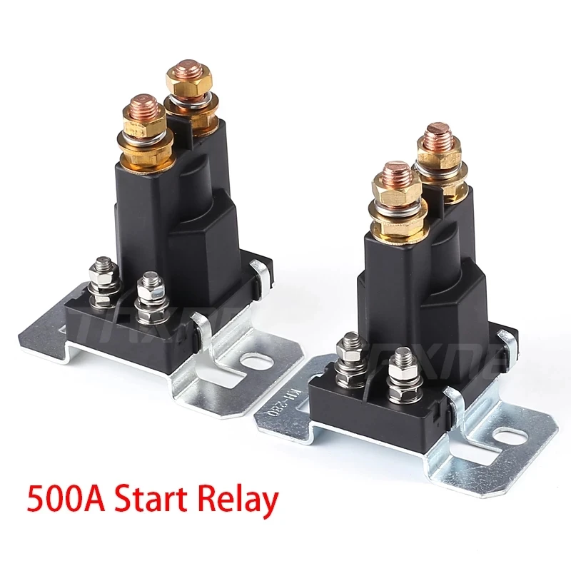 Pack of 5 Auto Relay 48V 40A SPST 4pin-Car Heavy Duty Switches /& Starters with Black Waterproof Sealed Case used for Auto Motor Automobile