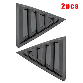 

2pcs For Toyota Corolla 2019 Rear Side Vent Window Scoop Louvers Cover Trim