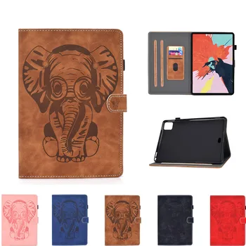 

PU Leather Flip Stand Tablet Cover For iPad Pro 11 Inch 2020 2nd Print Elephant Case For iPad Pro 11 2228 A2068 A2230 A2231