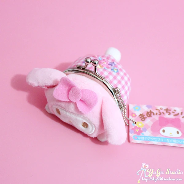Sanrio, Hello Kitty My Melody Cinnamoroll Марка pom-Pom Purin мультфильм плюшевые сумки для монет милый кошелек Kawaii ключ сумка для девочек Подарки