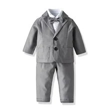 Детский Блейзер; костюмы для маленьких мальчиков; деловой Школьный костюм для мальчиков; детский свадебный костюм для мальчиков; одежда для малышей; комплекты одежды для детей