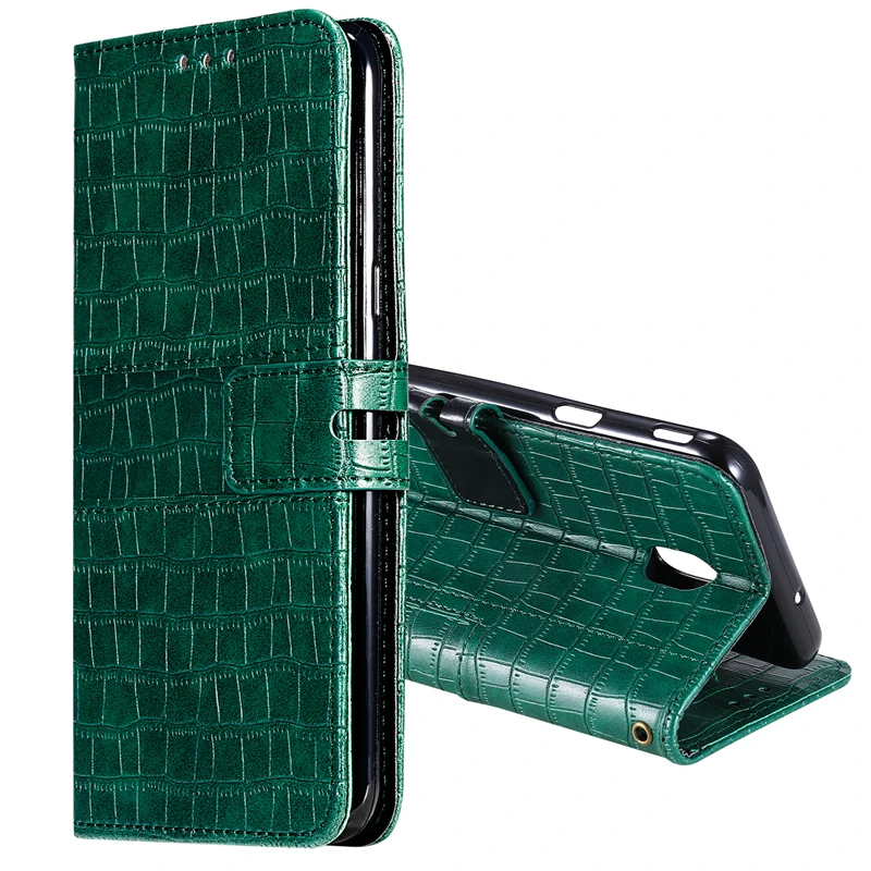 J3 2018 鳄鱼纹皮套 (13)