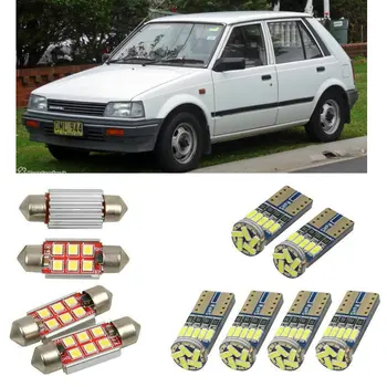 

Interior led Car lights For DAIHATSU applause mk2 hatchback dome bulbs for cars License Plate Light 8pc