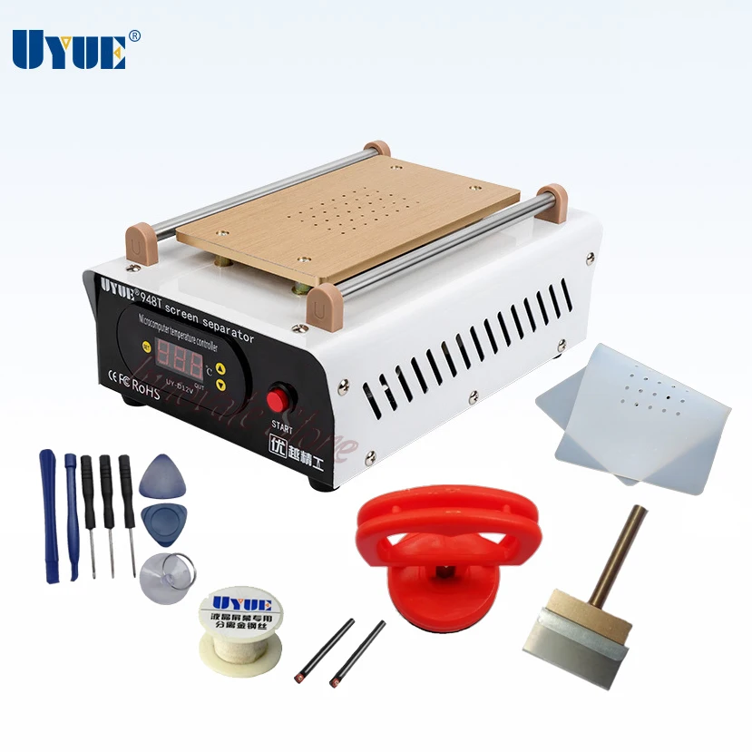 

7 Inch Electrical LCD Screen Separator UYUE 948T temperature control Built-in Vacuum Pump Screen Split For Mobile Phone Repair