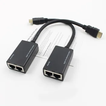 

HD video HDMI extender 30 meters 1080P HDMI to network cable extender HDMI