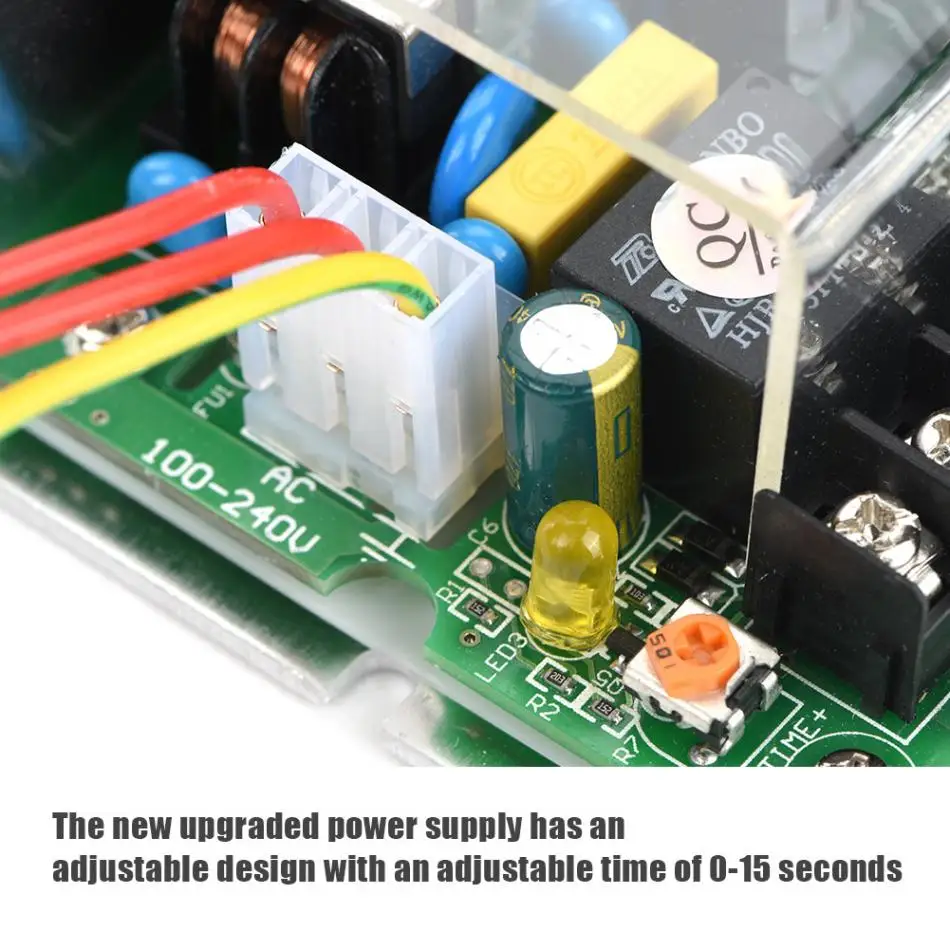 Access Power Supply AC 110-240V To DC 12V 5A 50W  For Finerprint Access Control System  Support  Battery Charge / Remote Switch - 3