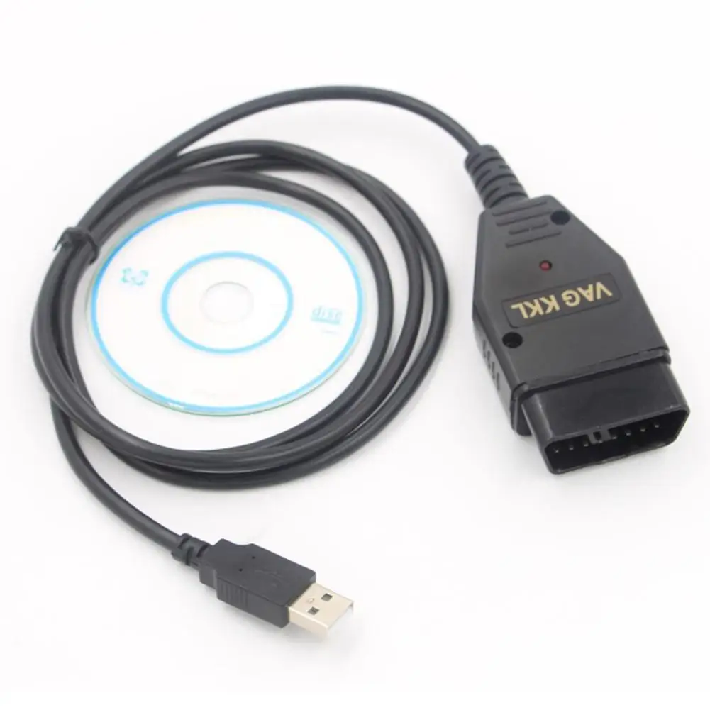 

12V OBD2 USB Cable VAG-COM KKL 409.1 Auto Scanner Scan Tool for Audi VW Seat OBDII USB Cable Car Accessories