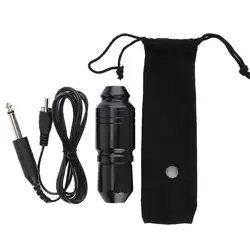 Quiet Strong Motor Tattoo Machine Rocket Short Pen Electric Tattoo Gun Eyebrow Lip Permanent Makeup Machine With RCA Interface