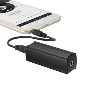 Home Stereo Car Audio System Ground Loop Noise Filter Isolator with 3.5mm Cable