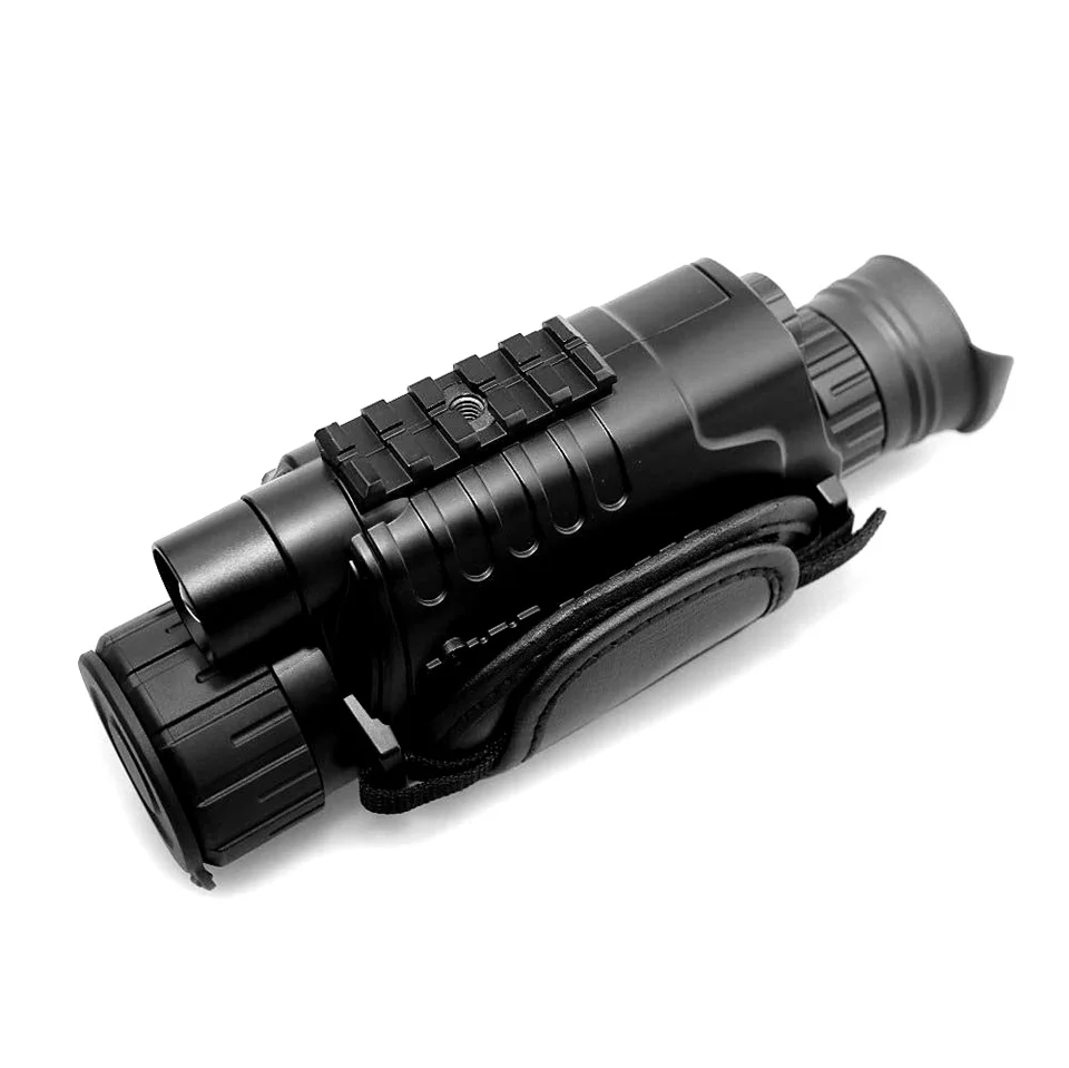 Телескоп ночного видения Монокуляр 5X40 200 М Инфракрасная HD камера HD цифровой день и ночь охотничье устройство 5MP видео запись изображения P1