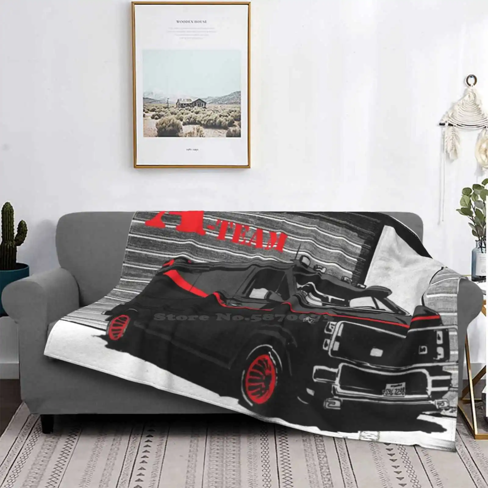 

Мягкое теплое тонкое одеяло A Team Van, теплое тонкое одеяло с надписью Ateam Mr T, Mrt, A Team, Van Ba, Baracus, Ba, шут, Мёрдок, ТВ, Te, ионный гараж