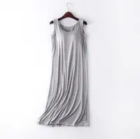 Vêtements de nuit sexy pour femmes, nouvelle collection d'été, chemise de nuit en coton modal, M-4XL 5