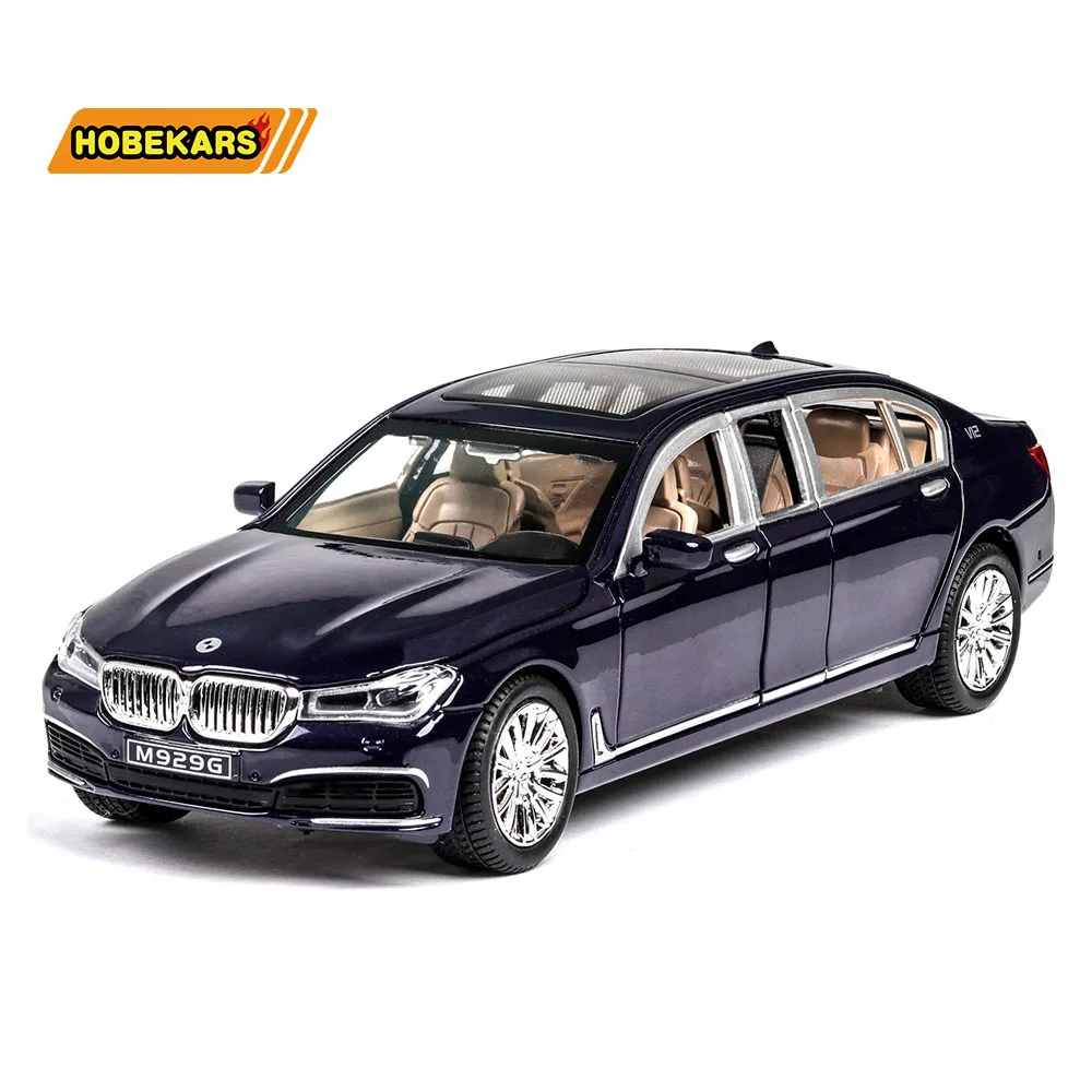 Литая модель 1/24 года Расширенная 760LI имитация автомобиля из металлического
