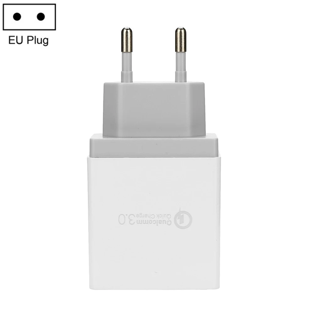 Quick Charge 3,0 4-портовое настенное зарядное устройство USB порт питания скорость 4 быстрое зарядное устройство для samsung S10 A50 Xiaomi Mi9 iPhone X 7 настенный адаптер