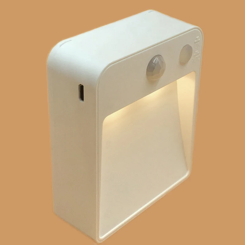 Ночник датчик движения прикроватная лампа для дома освещение в помещении 1 Led беспроводной проходной коридор, лестница туалетный аварийный свет