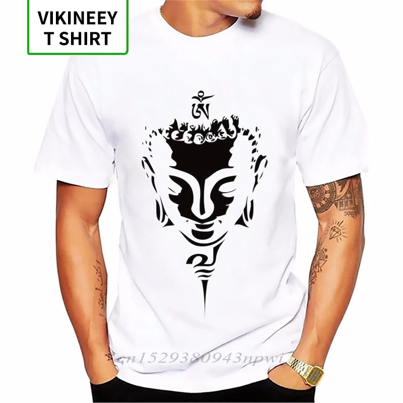 T shirt Men summer short sleeve casual Buddha men tshirt Comfortable Buddhism religious belief t homme tops | Мужская одежда