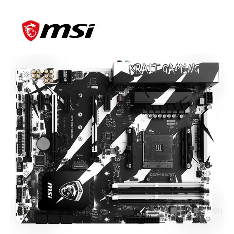 Для игровой материнской платы MSI X370 kсокращения разъем AM4 для AMD X370M M.2 PCI-E 3 0