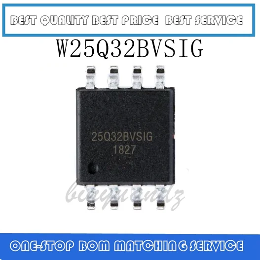 20 шт ~ 50 шт. W25Q32 W25Q32BVSIG лапками углублением SOP-8