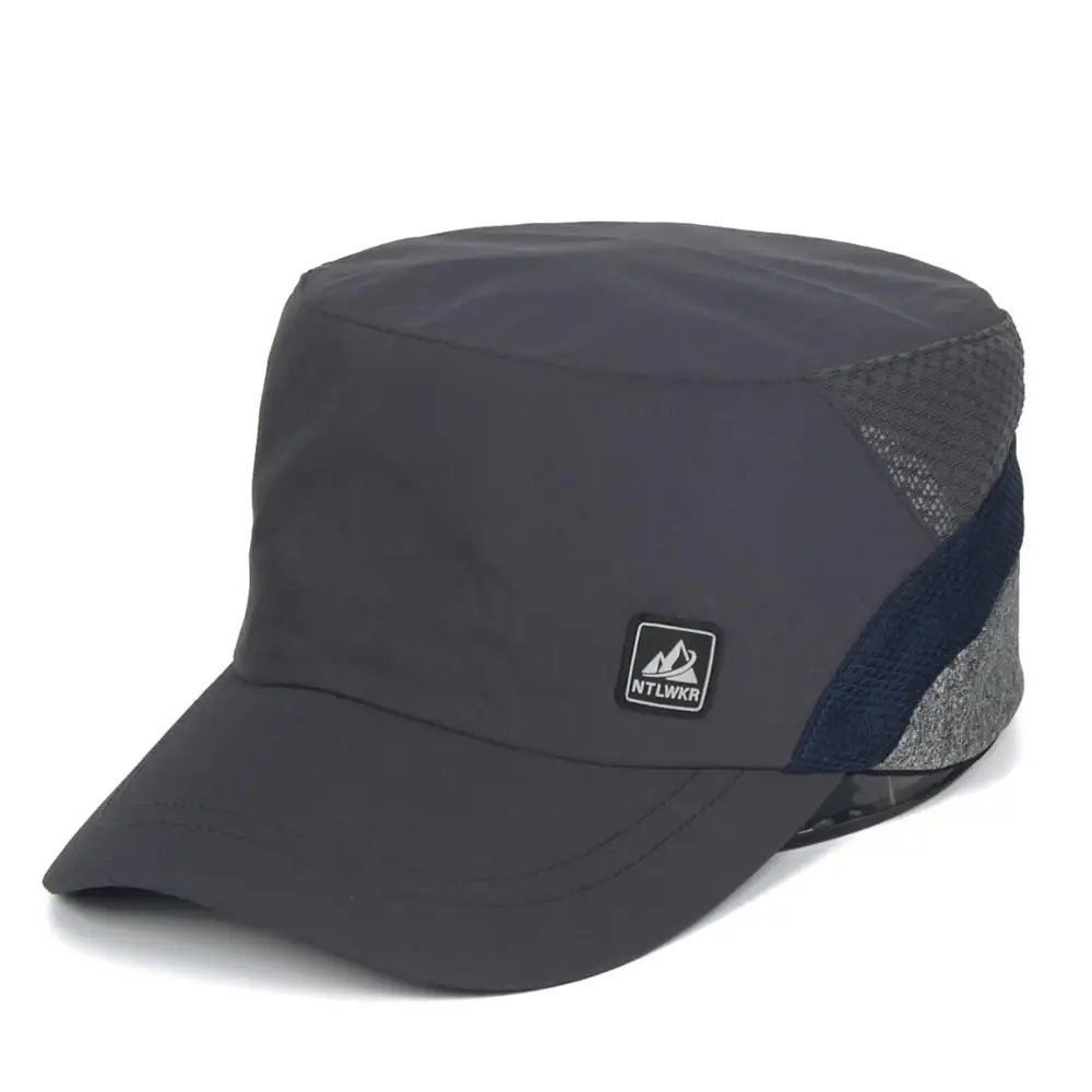Quick Dry Berretto Militare Impermeabile Esercito Caps Tappi Flat Top  Cappello Del Sole Del Cappello Della Maglia di Modo della protezione del  Cadetto Del Cappello di Estate di Sport Al di Fuori