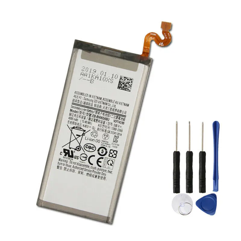 Батарея EB-BN965ABU для samsung Galaxy Note9 Note 9 N9600 SM-N9600 4000 мА-ч