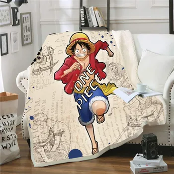 

3D Naruto Sherpa Blanket Sherpa Blanket Christmas Gift Adults and Kids Throw Blanket for Brown Bedding mantas 150x200