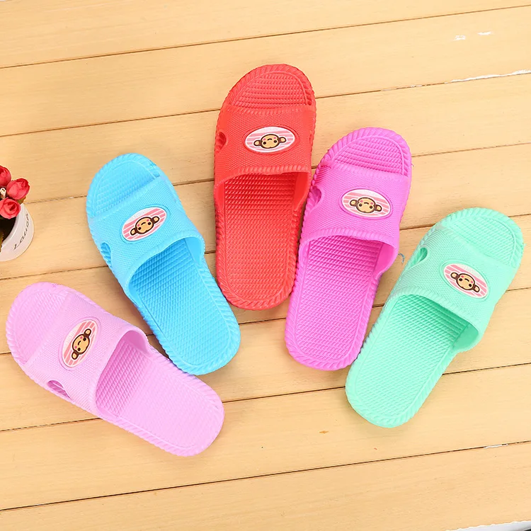 

Cartoon Little Monkey Eva Men And Women Slipper Simple Comfortable Household Indoor Slippers Summer Bathroom Anti-slip Slippers