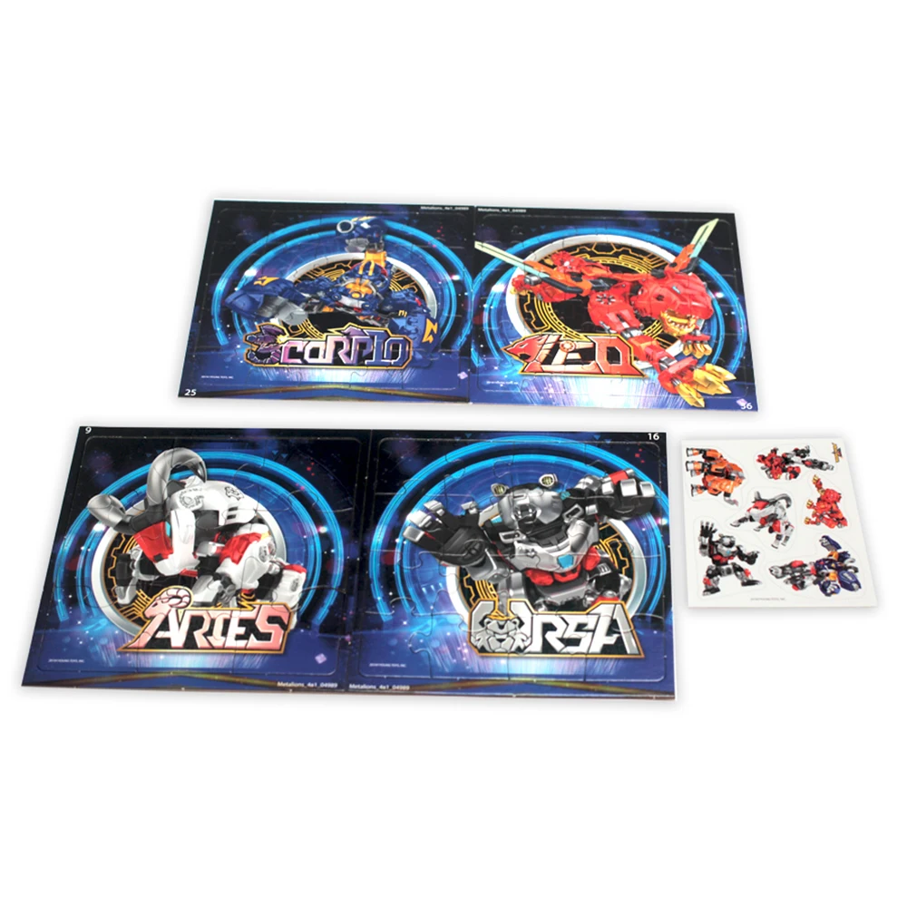 Puzzles ORIGAMI AST000000000194995 puzzle mosaic games children boys and girls learning art therapy thinking logic appliques cartoon characters paintings 3in1 4in1 sets