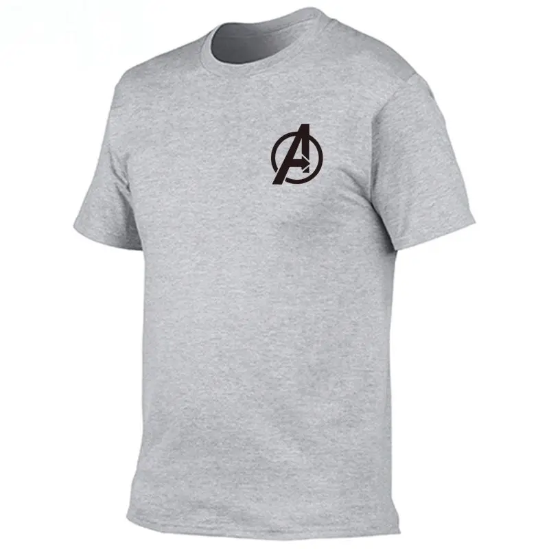 Новая футболка Marvel The Avengers 4 Летняя мода размер плюс мужской футболки Camiseta с коротким рукавом с принтом повседневные мужские футболки с круглым вырезом