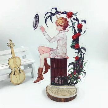 

Anime The Promised Neverland Acrylic Stand Model Toys Conny Emma Ray Norman Action Figure Pendant Toy 15cm Double-side Gift