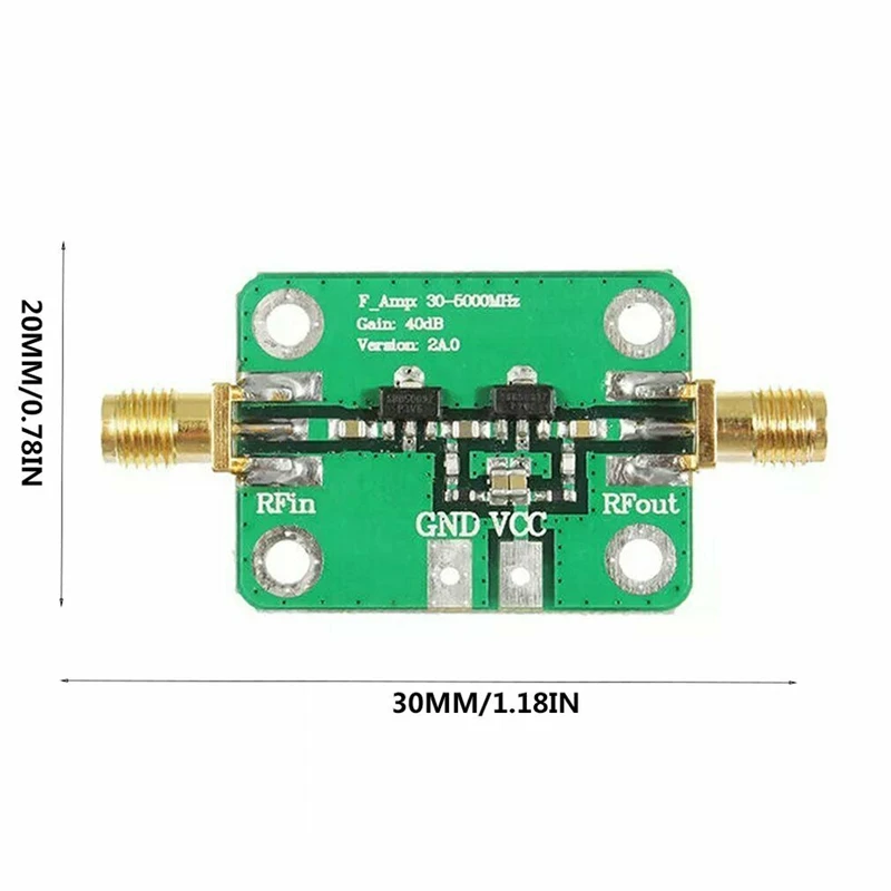 30 4000Mhz 40Db Gain Rf Broadband Amplifier Module for Fm Hf Vhf Uhf 50 Ubs