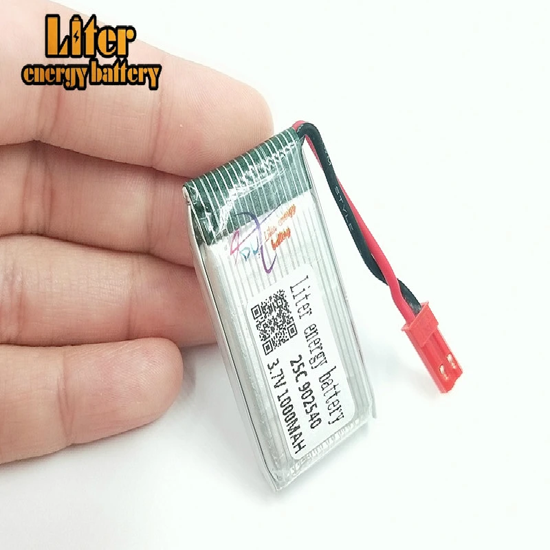 20 шт./лот 3,7 V 1000 mAh li-polymer красота Линда X400 X300C X800 самолета HJ818 HJ819 902540 Липо 25c