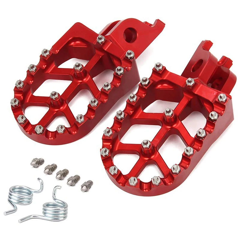 Педали для подножки для Ho-nda Cr125/250R 02-07/Crf150R 07-18 Crf250R 04-17/Crf250X 04-17/Crf450R 02-18 Crf450Rx 17-18 Cr