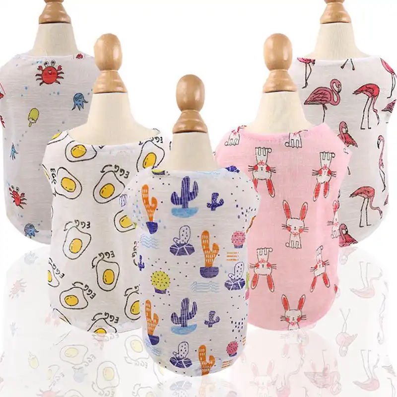 通気性の子犬ヨークシャーテリアアクセサリーtシャツ犬カバーオールの安い犬服小型犬衣装チワワropaペロ 犬用ベスト Aliexpress