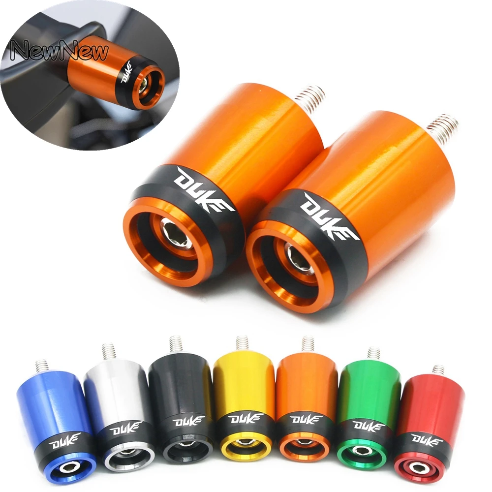 Для KTM RC DUKE 125 250 390 690 990 7/" 22 мм мотоцикл алюминиевый рычаг управления ручки торцевые колпачки Руль конец сбалансированный штекер слайдер